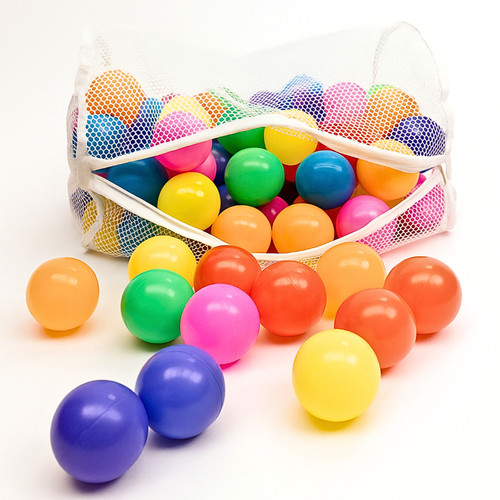 100 colourful play ball - colourful,